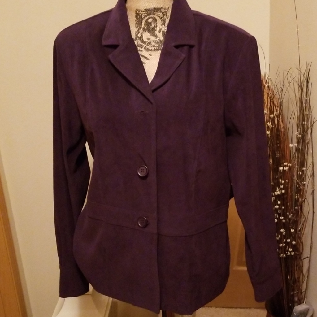 Fun Purple Notations Jacket
